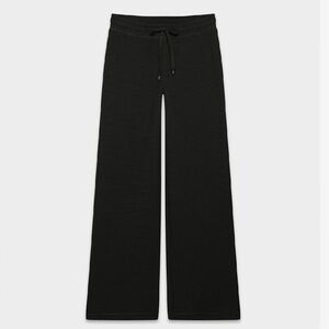 Aritzia TNA WAFFLEX Pants Black Waffle